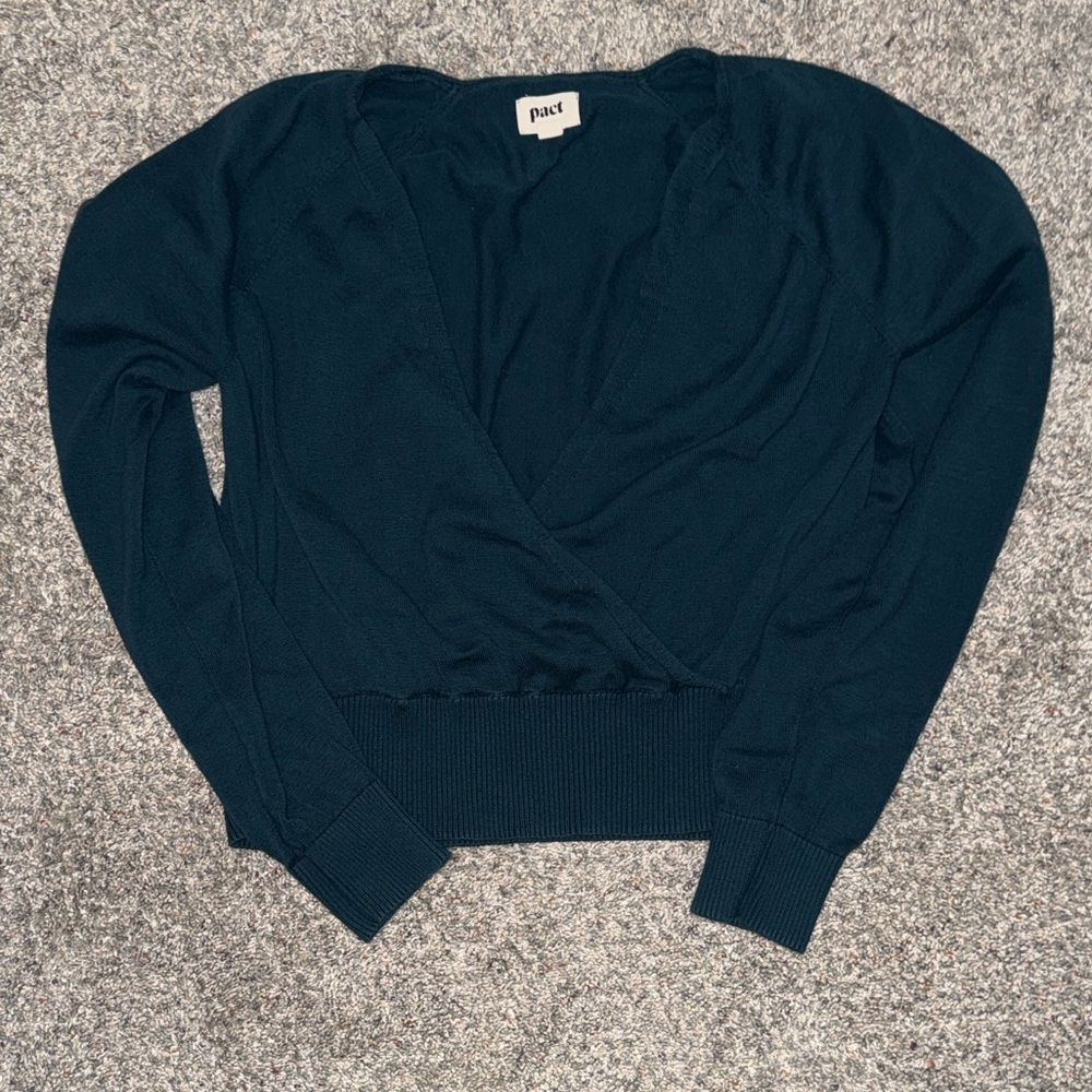 Pact Organic Cotton Wrap Sweater